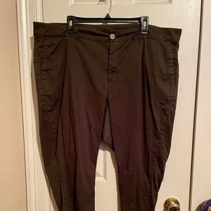 Kut From The Kloth 20w crop trouser Olive green